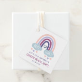 Niedliches kleines Rainbow-Gender-Party Geschenkanhänger (Beispiel)