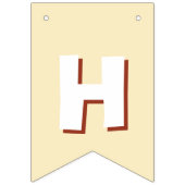 Niedliches kleines Regenbogen Sonnenschein Happy B Wimpelkette (Zweite Fahne)