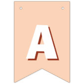 Niedliches kleines Regenbogen Sonnenschein Happy B Wimpelkette (Dritte Fahne)