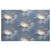 Niedliches Kleines Sanderling am Strand Stoff (Fat Quarter (45,7 x 55,9 cm))