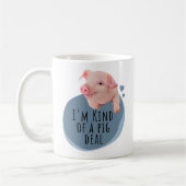 Niedliches kleines Schweine - ich bin irgendwie ei Kaffeetasse (Links)