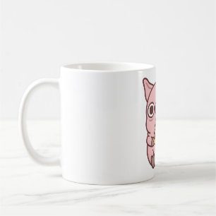 Niedliches kleines Schweinefleisch essen Hawaiiani Kaffeetasse