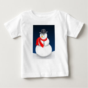 Niedliches kleines Snowman-Säuglings-Shirt Baby T-shirt
