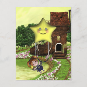 Niedliches kleines Spielzeug Kindermärchen 1 Postkarte