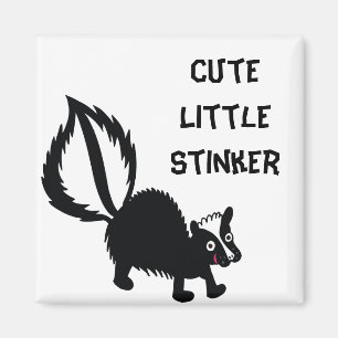 Niedliches kleines Stinker Skunk Kunstdesign Magnet