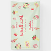 Niedliches kleines Sweetheart auf der Way Baby Dus Banner (Vertikal)