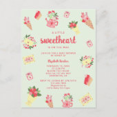 Niedliches kleines Sweetheart auf der Way Baby Dus Postkarte (Vorderseite)