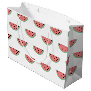 Niedliches kleines Wassermelone-Muster Große Geschenktüte