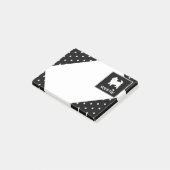 Niedliches kleines Westie - Westhochland-Terrier Post-it Klebezettel (angewinkelt)