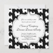 Niedliches kleines Westie - Westhochland-weiße Einladung (Vorderseite)