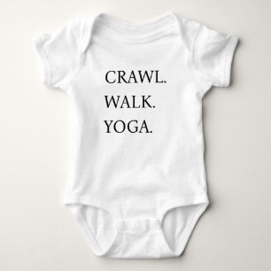 Niedliches kleines Yoga Buddy Namaste Baby Duschge Strampler