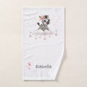 Niedliches kleines Zebra  Badhandtuch Set (Handtuch)