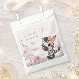 Niedliches kleines Zebra Geschenktütchen