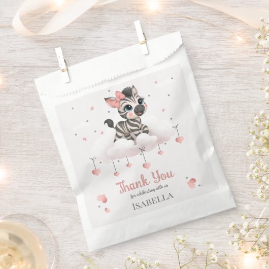 Niedliches kleines Zebra Geschenktütchen (Ausgeschnitten)