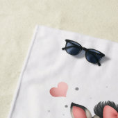 Niedliches kleines Zebra  Strandtuch (Beispiel)
