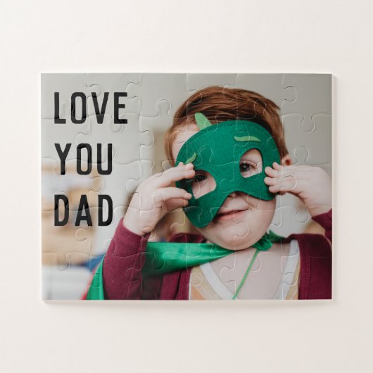 Niedliches Kleinkind Foto mit Kindernamen für Vate Puzzle (Horizontal)