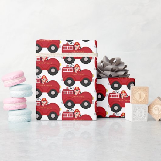 Niedliches Kleinkind in Party-Kachelverpackung Geschenkpapier (Babyparty)