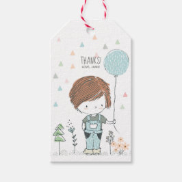 Niedliches Kleinkind Rotes Haar Geburtstag Vielen  Geschenkanhänger