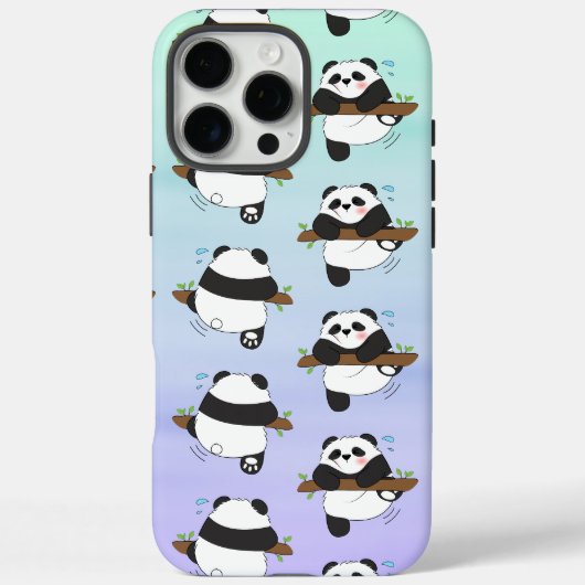 Niedliches Kletterpanda - Doppelseitige Vorderseit Case-Mate iPhone Hülle (Rückseite)