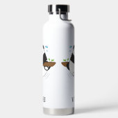 Niedliches Kletterpanda - Doppelseitige Vorderseit Trinkflasche (links)