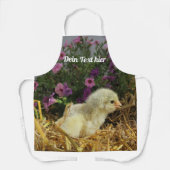 niedliches Klküken schædein text Schürze (Vorderseite)