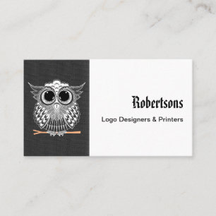 Niedliches kluges visitenkarte