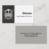 Niedliches kluges visitenkarte (Vorne/Hinten)