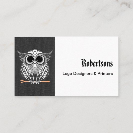 Niedliches kluges visitenkarte (Vorderseite)