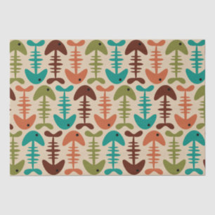 Niedliches Knochenmuster Seidenpapier