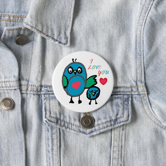 niedliches Knopf-Abzeichen Button (Beispiel)