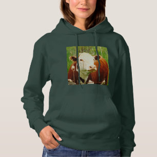Niedliches, knuddeliges Brown Women's Hooded Sweat Hoodie