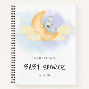 Niedliches Koala Baby Shooting Gift List Notebook Notizblock