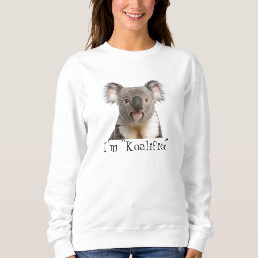 Niedliches Koala-Bären-Koalibrierung Sweatshirt (Vorderseite)