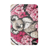 Niedliches Koala Bären Kunstwerk Koalas Kunst Badematte (Vorderseite Vertikal)