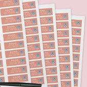 Niedliches Koala Bear Baby Dusche Rücksendeadresse