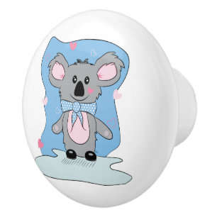 Niedliches Koala Bear Kinderzimmer Saal Keramik Pu Keramikknauf