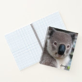 Niedliches Koala Bear Spiral Notebook Notizblock (Innenseite)
