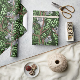 Niedliches Koala Bears Wrapping Paper Geschenkpapier