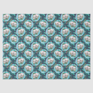 Niedliches Koala Christmas Dreamtime Blue Wrapping Seidenpapier