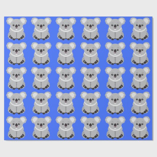 Niedliches Koala-Geschenk Geschenkpapier (Flach)