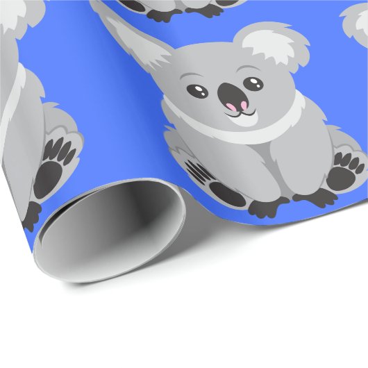 Niedliches Koala-Geschenk Geschenkpapier (Rolleneckpunkt)
