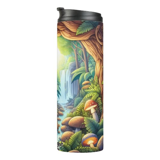 Niedliches Koala im Magischen Wald Thermosbecher (Nach rechts gedreht)