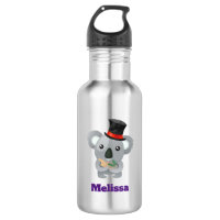 Niedliches Koala in einem Black Top Hat Custom