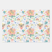 Niedliches Koala-Muster mit kleinem Mädchennamen a Geschenkpapier Set (Vorderseite 3)