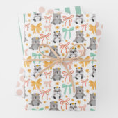 Niedliches Koala Panda Bear Wrapping Paper Set 3 Geschenkpapier Set (Beispiel)