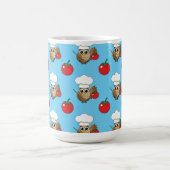 Niedliches Kochen Owl Cartoon Kaffeetasse (Mittel)