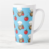 Niedliches Kochen Owl Cartoon Milchtasse (Rechts)