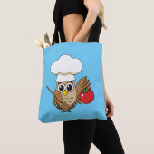 Niedliches Kochen Owl Cartoon Tasche (Von Nahem)