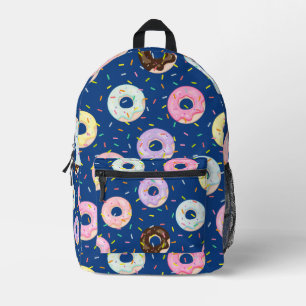 Niedliches Konditorgeschäft Sprinkles Donuts Muste Bedruckter Rucksack