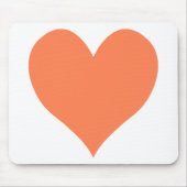 Niedliches Korallenherz Mousepad (Vorne)
